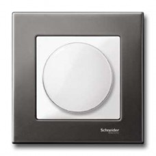 Plaque centrale blanc polaire brillant