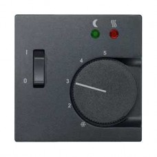 Enjoliveur pour thermostat de chauffage par le sol anthracite