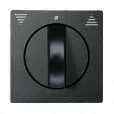 Enjoliveur pour interrupteur rotatif volet roulant anthracite