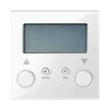 Horloge volet roulant blanc brillant