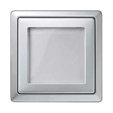 Plaque centrale à fenêtre aluminium