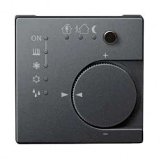 Thermostat d'ambiance anthracite