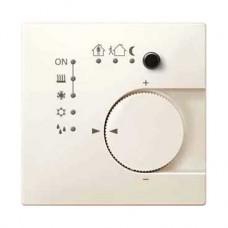 Thermostat d'ambiance blanc brillant 