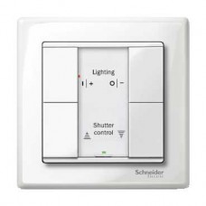 4 x Bouton poussoir blanc brillant