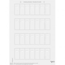 Feuillet bouton poussoir IR blanc