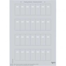 Feuillet bouton poussoir IR argent