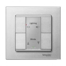 4 x Bouton poussoir aluminium