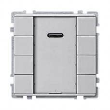 8 x Bouton poussoir IR aluminium 