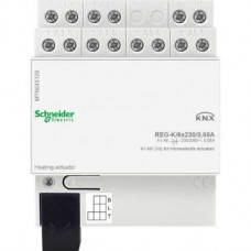 Actionneur de chauffage REG-K / 6x230 / 005A sur rail DIN
