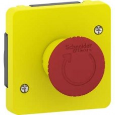 Arrêt d'urgence 1/4 tour - composable IP55 - IK08 - jaune