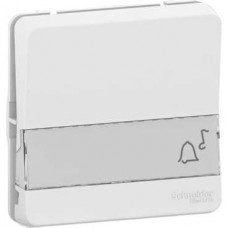 Bouton poussoir porte-etiquette - composable - IP55 - IK08 - blanc