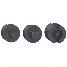 Accessoire de coffret-serrure triangle male carré male 7mm double barre 3mm