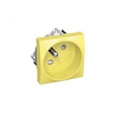Prise 2P+T ROTO jaune