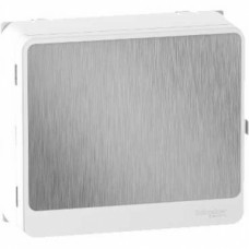 Habillage + porte touch aluminium - pour platine et bloc de commande 13 Modules