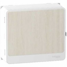 Habillage + porte touch bois nordique - pour platine et bloc de commande 13 Modules