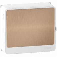 Habillage + porte touch bronze - pour platine et bloc de commande 13 Modules