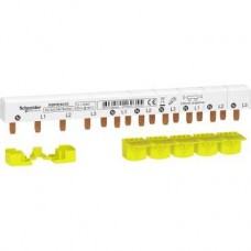 Peigne monobloc - 3P+N - 63A - 10 modules - cache dents 5M