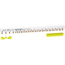 Peigne monobloc - 3P+N - 63A - 18 modules - cache dents 5M