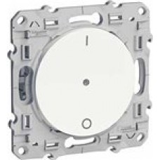 Odace + - blanc - interrupteur électronique 2 fils PlusLink 2W