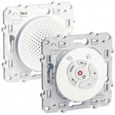 Radio FM + haut-parleur blanc