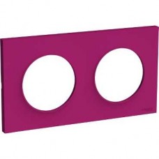 Plaque Violine 2 postes horizontaux ou verticaux entraxe 71mm