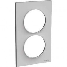 Plaque Sable 2 postes horizontaux ou verticaux entraxe 57mm