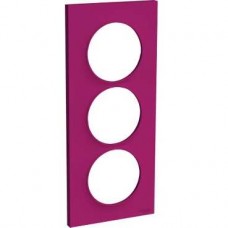 Plaque Violine 3 postes horizontaux ou verticaux entraxe 57mm