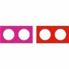 Feuillet de couleur pour plaque Odace You - Rouge / Rose