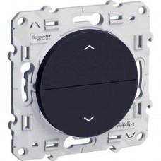 Poussoir Anthracite, 2 boutons montée/descente pour volets-roulants