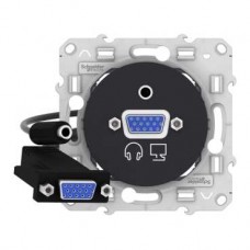 Prise VGA anthracite