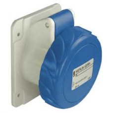 Socle de prise encastrée droite 125A 2PT 200-250V IP67 50-60HZ