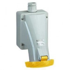 Socle de prise industrielle-16A-3P+T-100..130V CA-IP 67