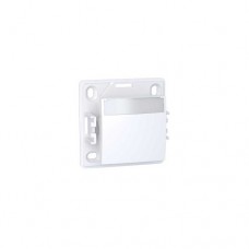 Poussoir a fermeture porte-etiquette sans lampe, blanc polaire
