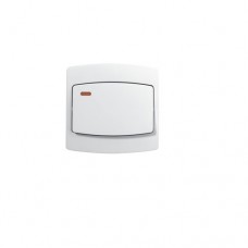 Poussoir lumineux avec lampe 230V