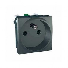 Prise de courant 2P+T 10/16A connexion rapide Graphite