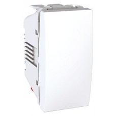 Interrupteur à bascule intermédiaire 10AX 250V AC 1 M Blanc