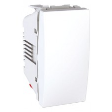 Poussoir 10A 250V AC 1 M white