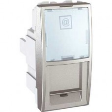 Prise RJ45 catégorie6A STP 1M Aluminium