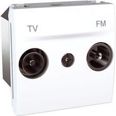 Prise TV/FM 2M Blanc