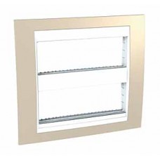 Plaque avec support de fixation inclus 2x6 M horiz. Sable
