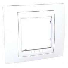 Plaque 2M simple Blanc