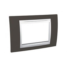 Plaque 3M simple cacao/Blanc