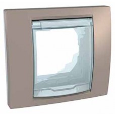 Plaque avec support de fixation inclus 2M simple vison/Blanc