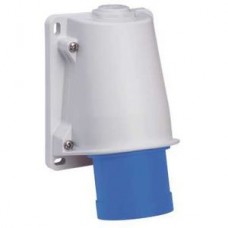 Socle connecteur saille inclinée connexion vis IP44 32A 3P+T 200-250V