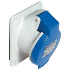 Socle prise inclinée-16A-IP44-380-5P-vis