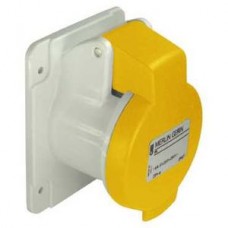 Socle prise droite-32A-IP44-110-5P-vis