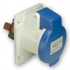Socle de prise industrielle-droite-16A-3P+N+T-200..250V CA-IP 44