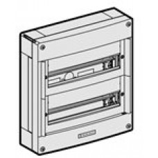 Coffret 2 rangées 18 modules saillie