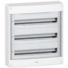 Coffret 3 rangées 18 modules saillie