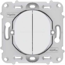 Combiné va et vient + poussoir 10 A - sans plaque de finition